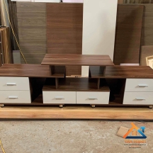 KỆ TỦ TIVI THIẾT KẾ TONE NÂU SANG TRỌNG 