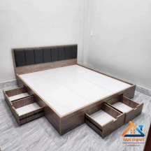 GIƯỜNG NGỦ MDF MẪU MỚI CÓ NGĂN KÉO NT-0203