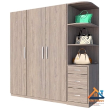 TỦ QUẦN ÁO 4 CÁNH GỖ MDF MẪU MỚI