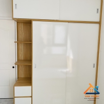 TỦ ÁO MẪU MỚI - CÁNH KÉO CÓ KỆ