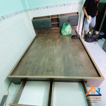 GIƯỜNG NGỦ GỖ MDF MẪU MỚI MÀU SANG NT-702