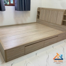 GIƯỜNG NGỦ GỖ MDF MẪU ĐẸP CÓ HỘC ĐỰNG ĐỒ
