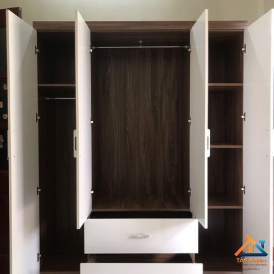Tủ quần áo 1m6 x 2m vô cùng tiện lợi