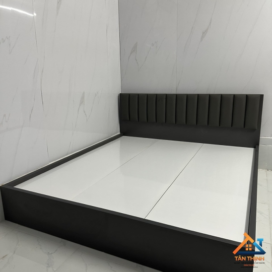 GIƯỜNG NGỦ GỖ MDF MẪU ĐẸP CÓ HỘC TỦ 