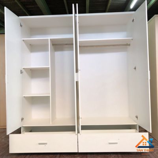 Tủ quần áo 1m6 x 2m vô cùng tiện lợi