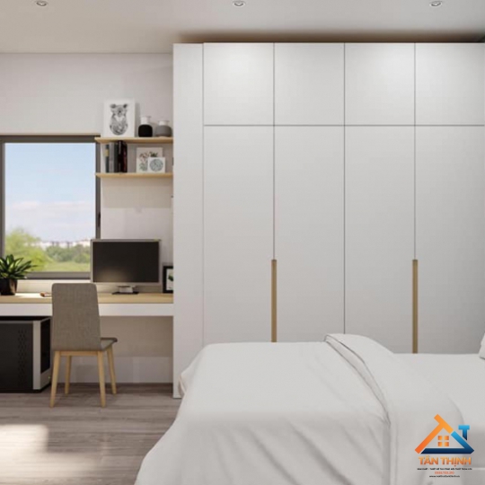 COMBO NỘI THẤT PHÒNG NGỦ MÀU TRẮNG ĐƠN GIẢN