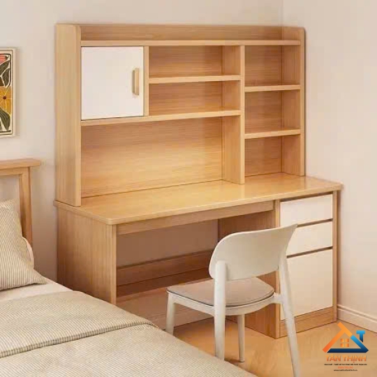 Bàn Học Gỗ MDF Hiện Đại