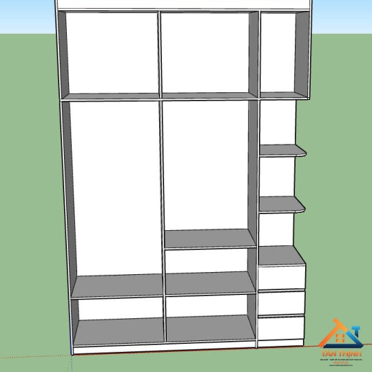 TỦ ÁO MẪU MỚI - CÁNH LÙA 