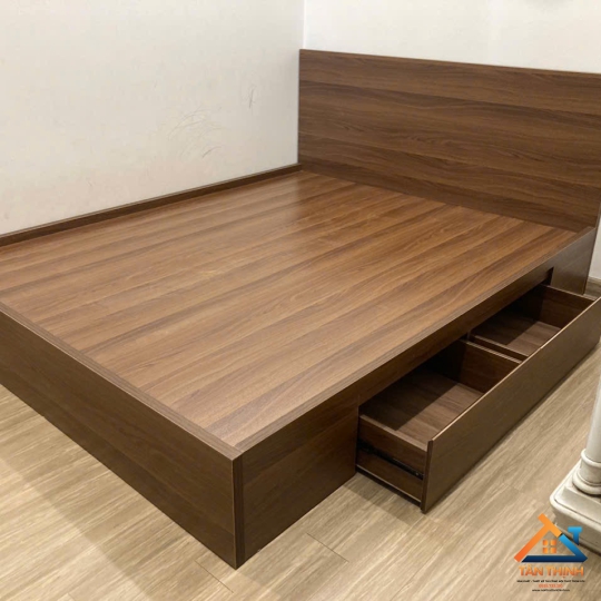 GIƯỜNG NGỦ GỖ CÔNG NGHIỆP MDF