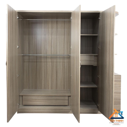 Tủ quần áo 1m6 x 2m vô cùng tiện lợi