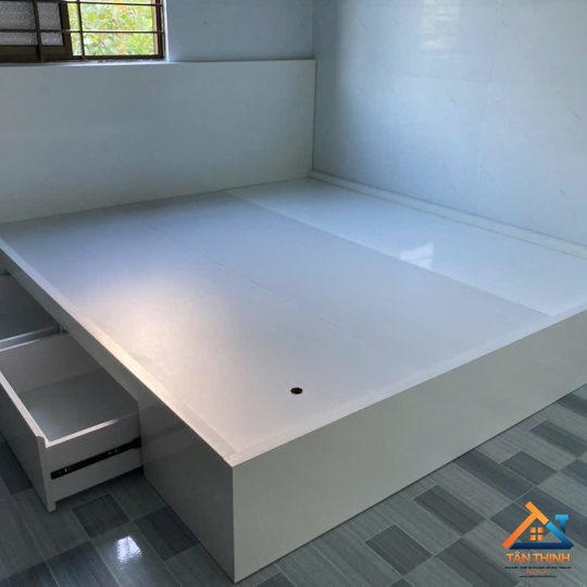 GIƯỜNG NGỦ GỖ CÔNG NGHIỆP MDF