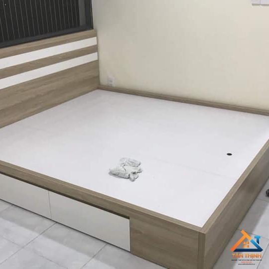 GIƯỜNG NGỦ GỖ CÔNG NGHIỆP MDF