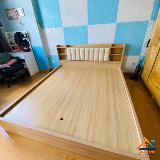 GIƯỜNG NGỦ GỖ MDF GIÁ RẺ CHẤT LƯỢNG