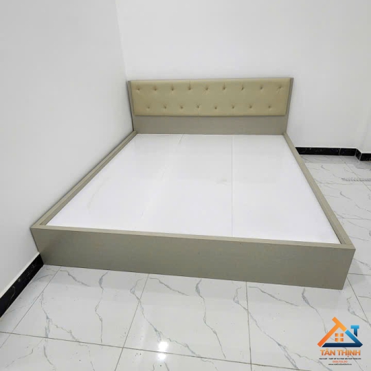 GIƯỜNG NGỦ GỖ MDF MẪU ĐẸP CÓ HỘC TỦ 