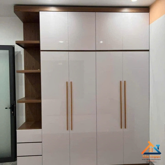 Tủ áo chất liệu MDf phủ melamin 