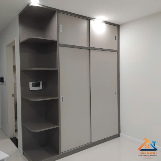 Tủ áo MDF phủ melamin 
