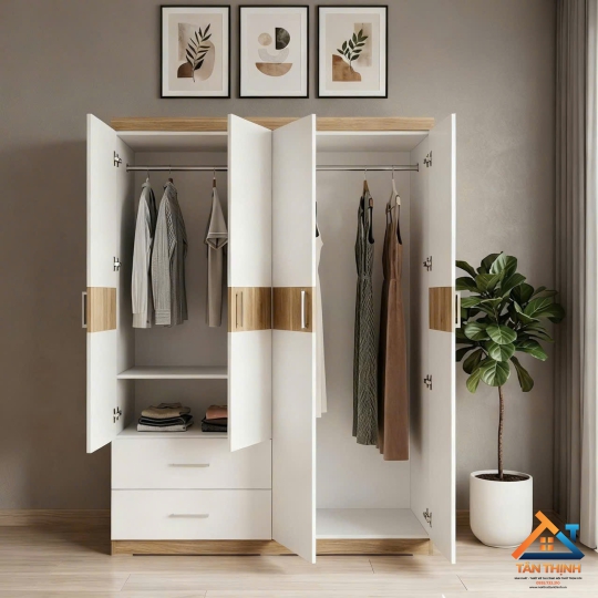 Tủ 4 cánh Phân tầng thông minh