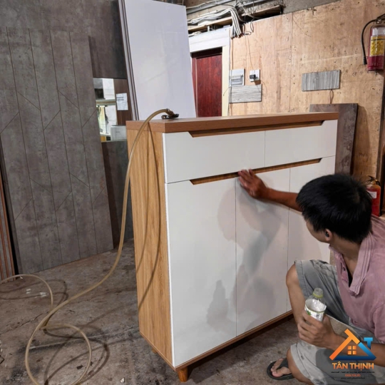 Tủ Giày Cánh Mở Hiện Đại