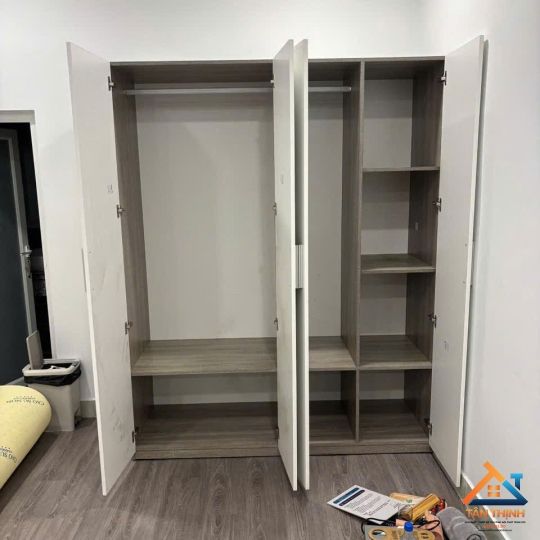 Tủ quần áo 4 cánh Đa ngăn tiện lợi