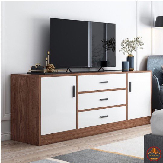 KỆ TỦ TIVI GỖ THIẾT KẾ NGĂN TỦ TT-555
