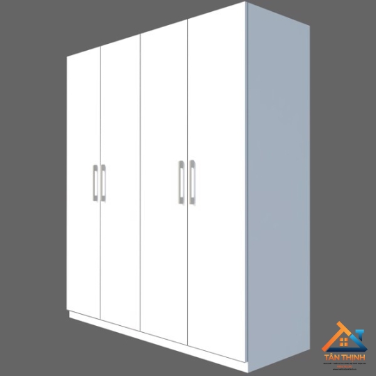 TỦ ÁO 4 CÁNH 1M8 GỖ MDF