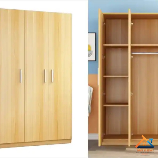 TỦ ÁO 1M2 -TỦ ÁO GỖ MDF