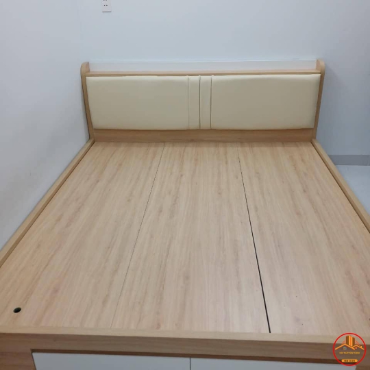 GIƯỜNG NGỦ GỖ MDF MẪU MỚI ĐƠN GIẢN NT-0004