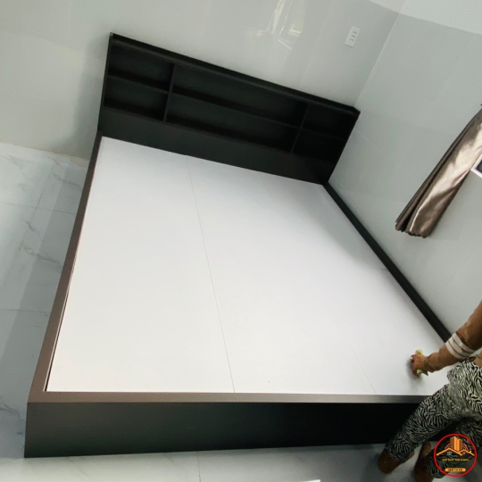 GIƯỜNG NGỦ GỖ MDF MẪU ĐƠN GIẢN - ĐẸP